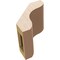 Ekena Millwork 5-inch W x 6-inch D x 6-inch H Stanfield Rough Cedar Woodgrain TimberThane Knee Brace, Primed BRCUR05X06X06STARCPR - alternate 5